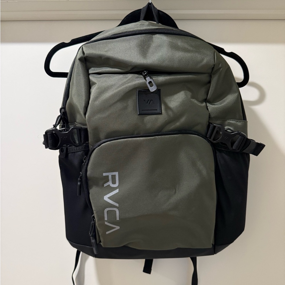 RVCA Level Up Olive Backpack - Picture 2 of 10